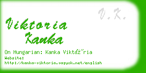 viktoria kanka business card